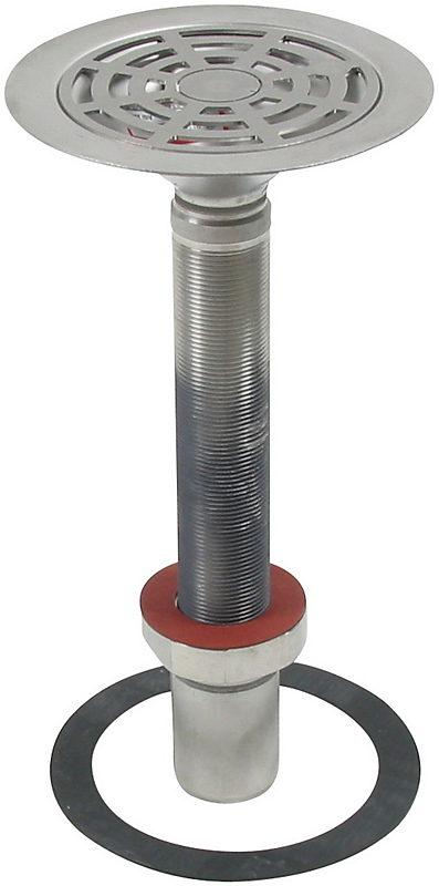 Blücher Domestic afløbsindsats, rund . Rustfrit stål