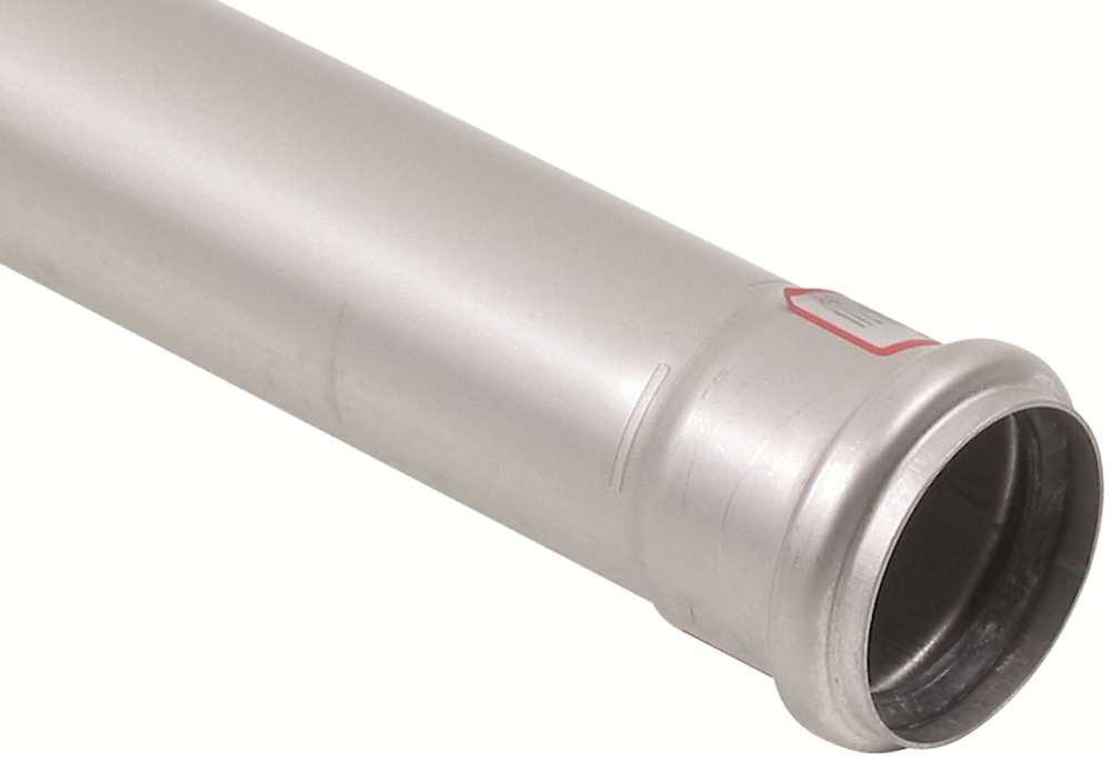Blücher europipe afløbsrør 50 mm, 500 mm. Rustfrit stål