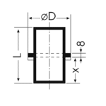 Düker SML Faldrørsstøtte DN1001