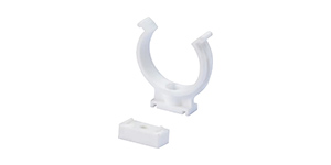 Hvidt Klemrørbærer