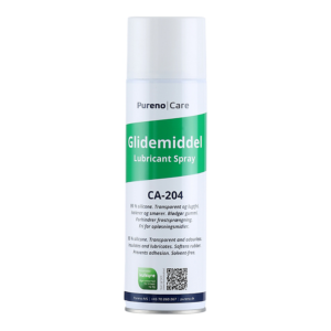 Pureno glidemiddel 500ml Kulsyre, m95% silicone til plast & gummimontering