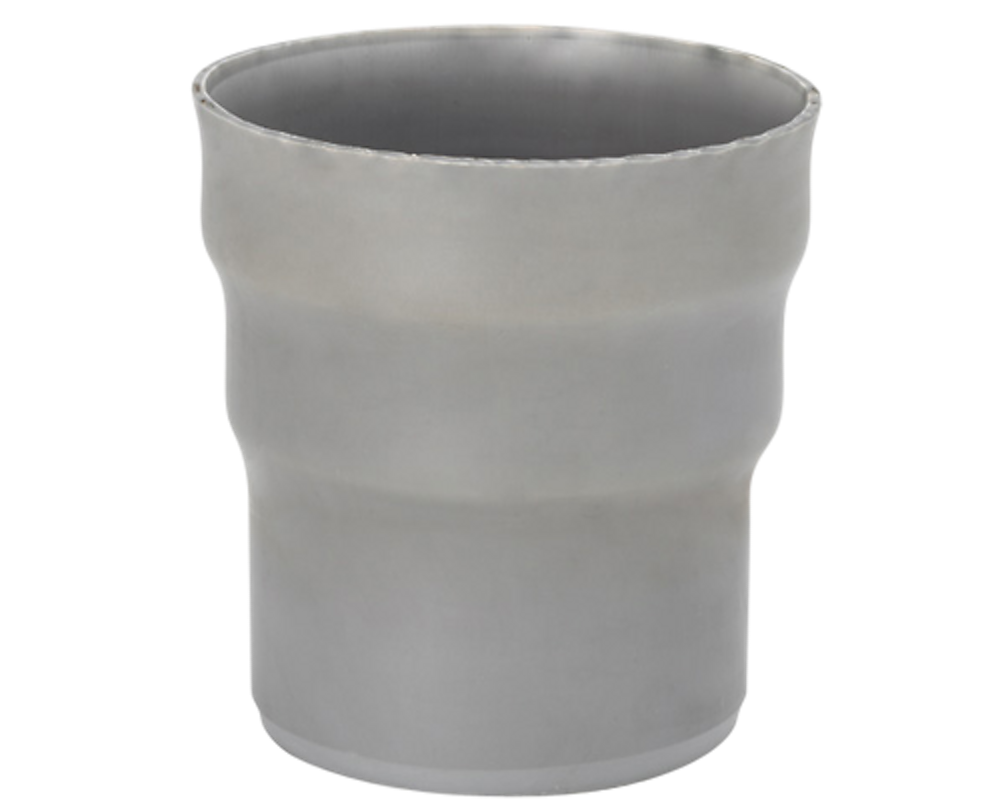 Uponor overgang fra støbejernsspidsende til PP rør i grå 110mm