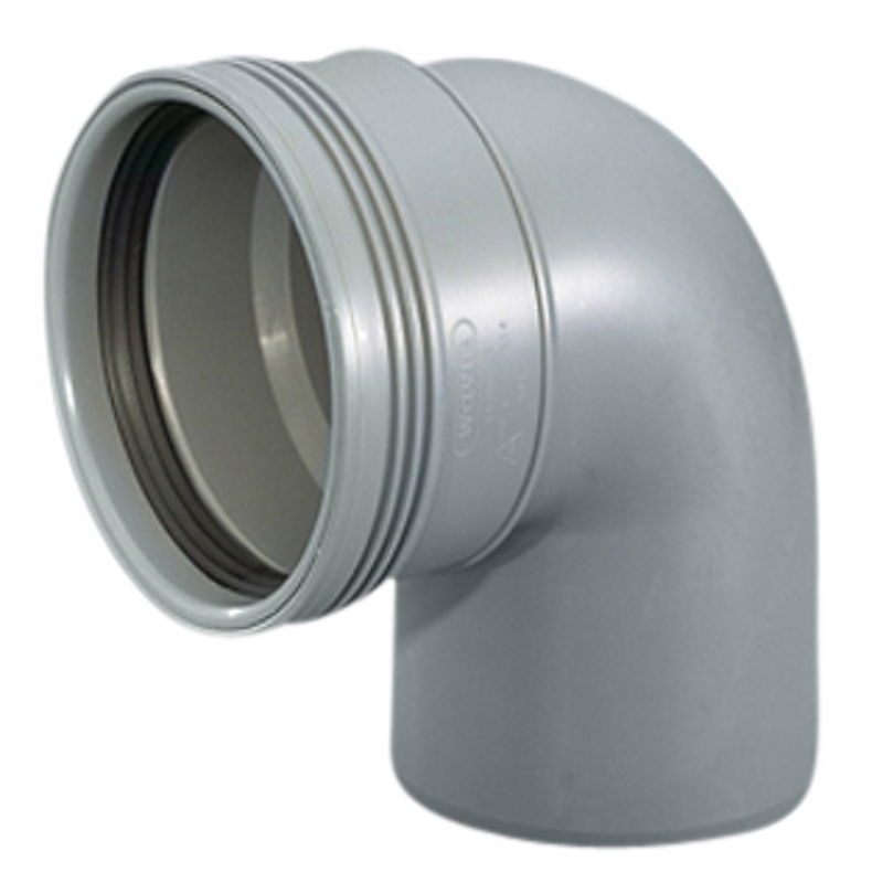 Wavin Wafix HC PP bøjning 50 mm. 88.5 gr.