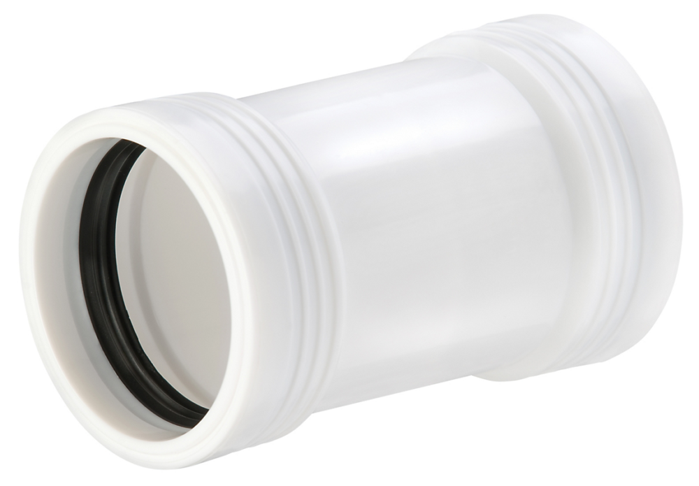 Wavin wafix pp skydemuffe 40mm. Hvid