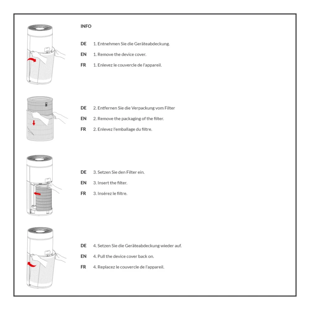 Design luftrenser airgoclean® 170 +7