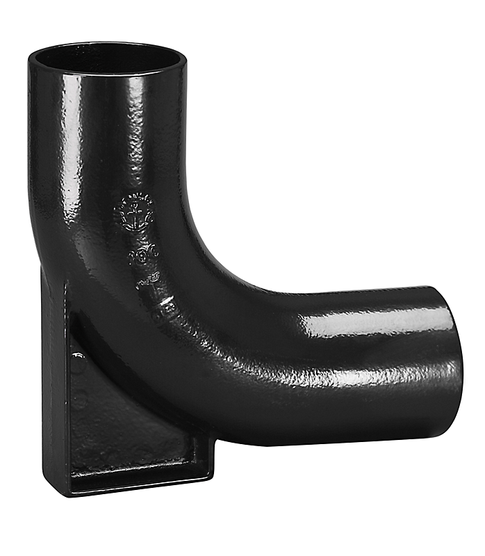 Fodbøjning, 88 grader, 100 mm VVS