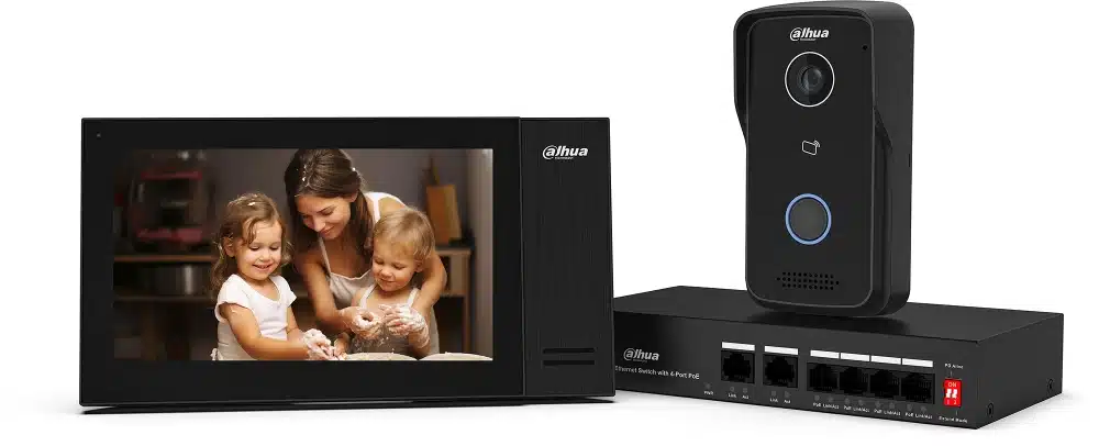 IP VIDEO DØRTELEFON KIT