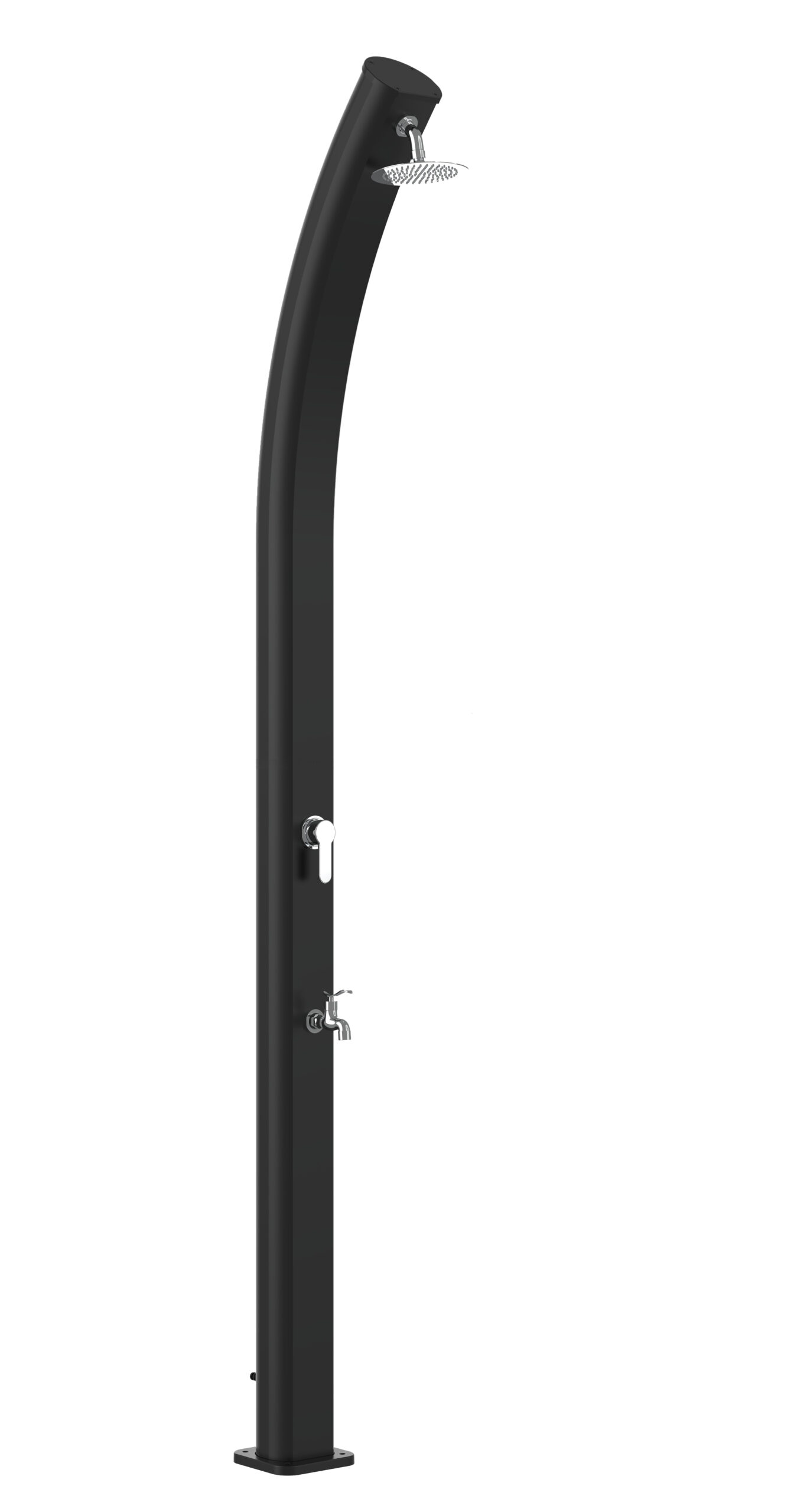 Swim & Fun Porto Solar Shower, 2-pcs, Alu, 25L with foot wash