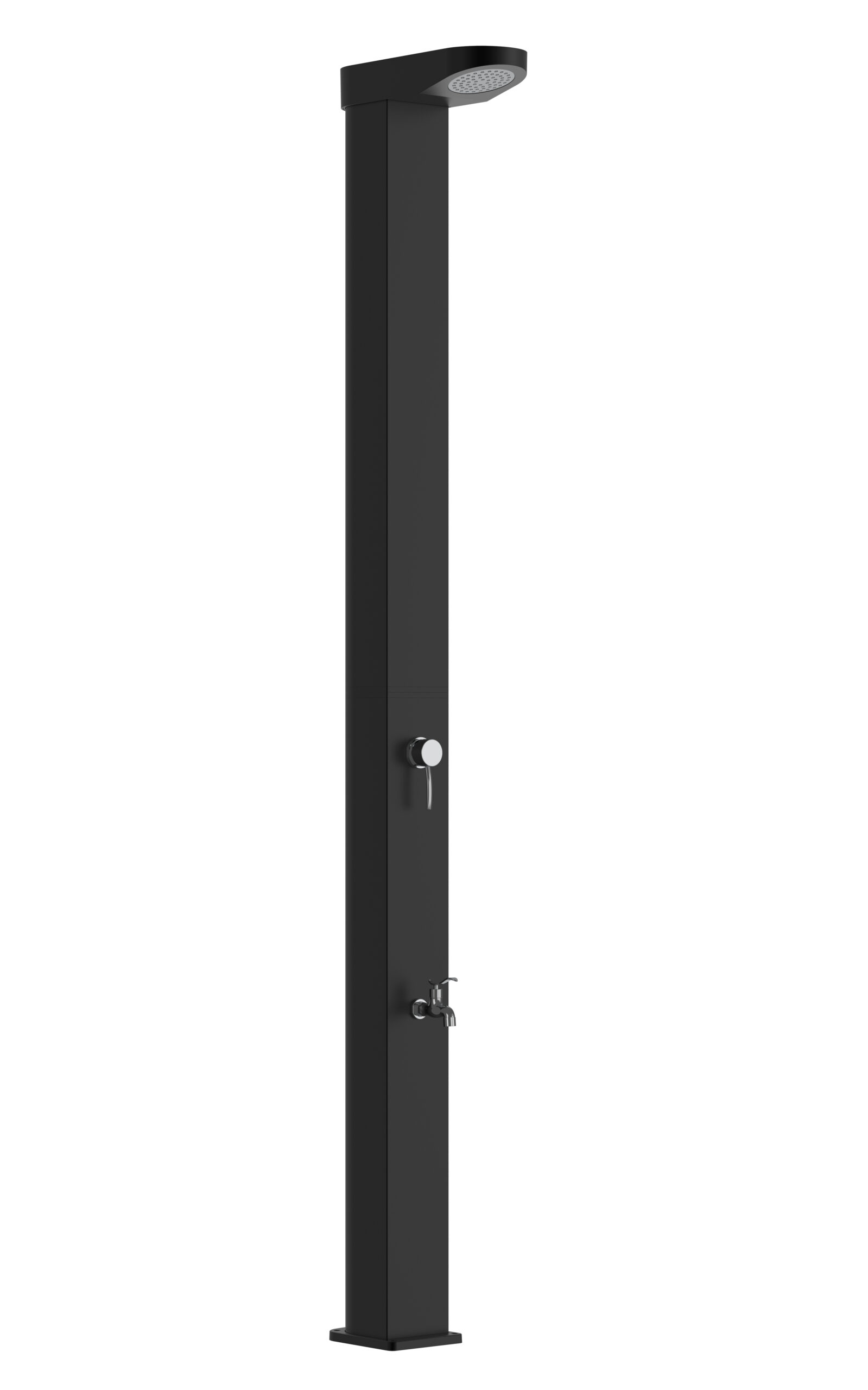 Swim & Fun Malaga Solar Shower, 2-pcs, Alu, 35L with foot wash
