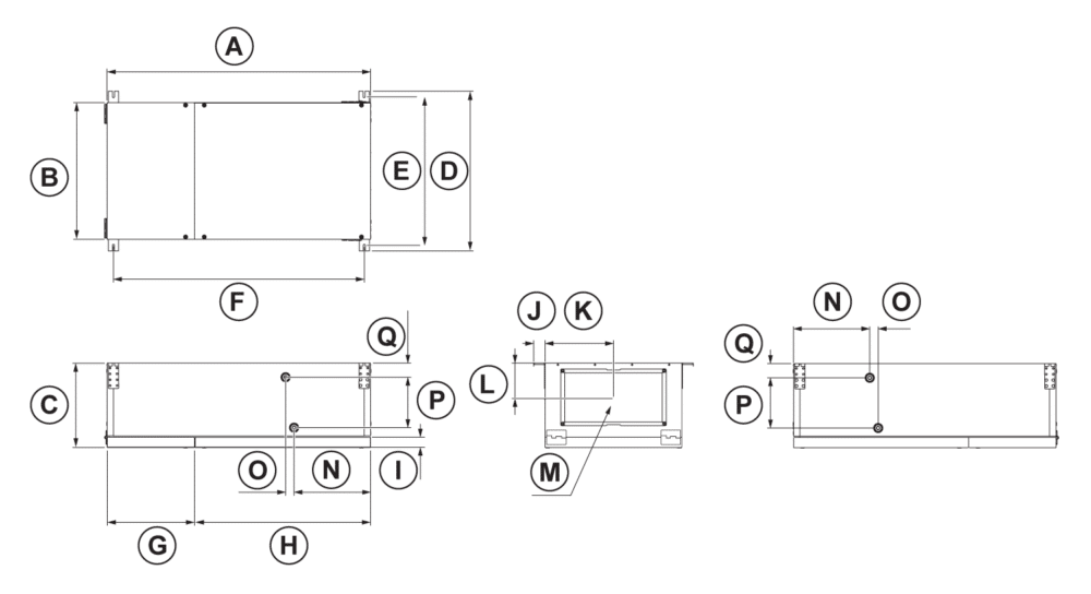 Ahu fs product dimensions