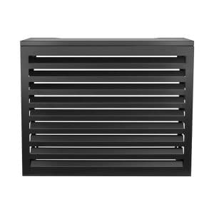 ENSTAL VARMEPUMPESKJULER SORT ALUMINIUM