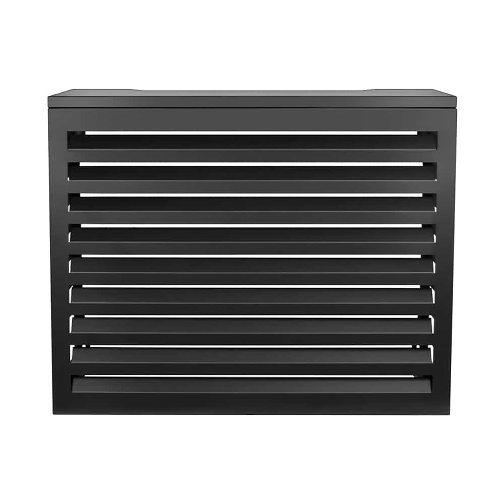 ENSTAL VARMEPUMPESKJULER SORT ALUMINIUM
