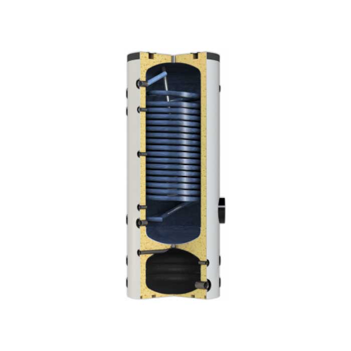 Kombitank 250 L varmtvandsbeholder inkl. 60 buffertank