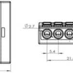 SAMLEMUFFE 5 X 02, 4MM21