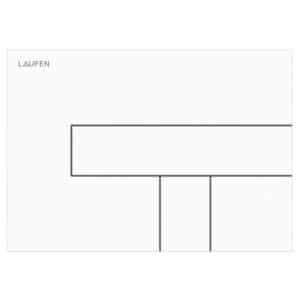 LAUFEN LIS TRYKPLADE AW100 HVID