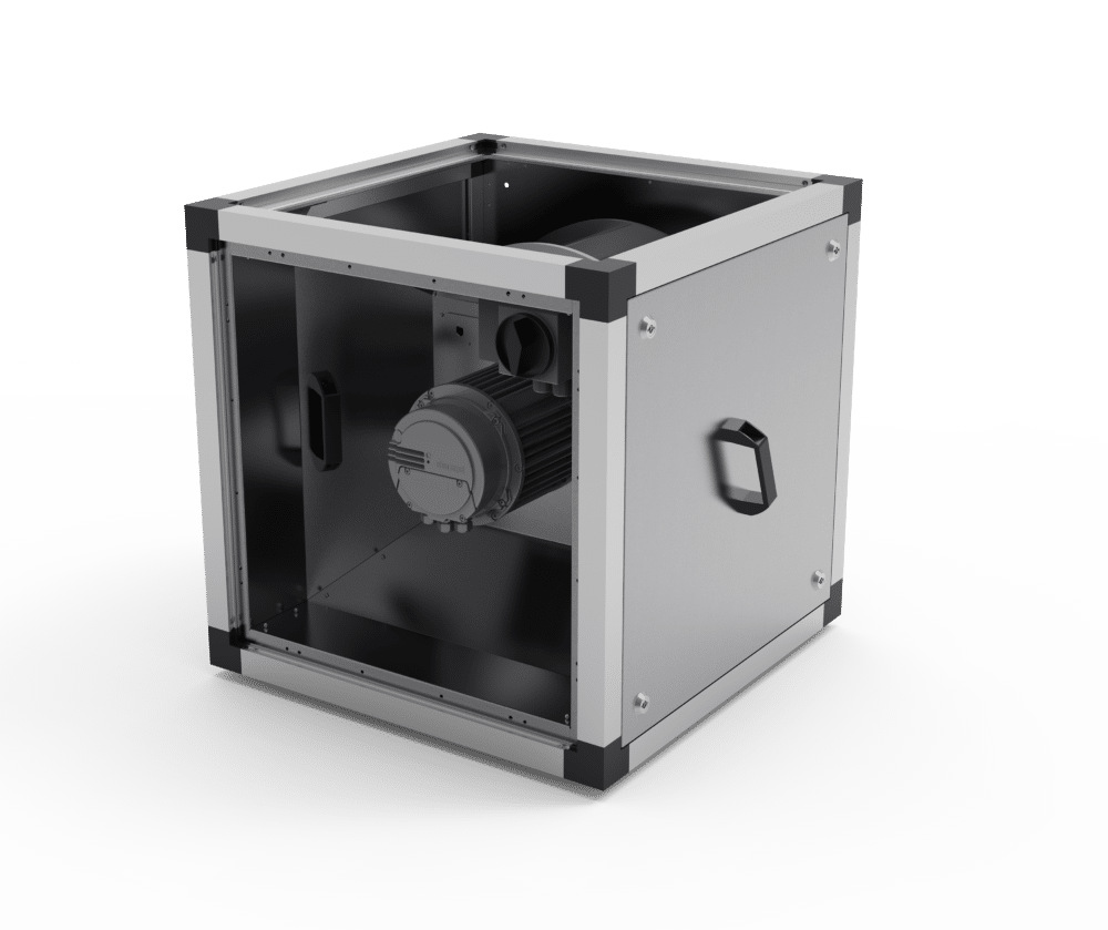 Mub/t isolerede boksventilatorer - ac - 90°