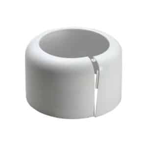 PURUS MUFFESKJULER PLAST HVID 110MM