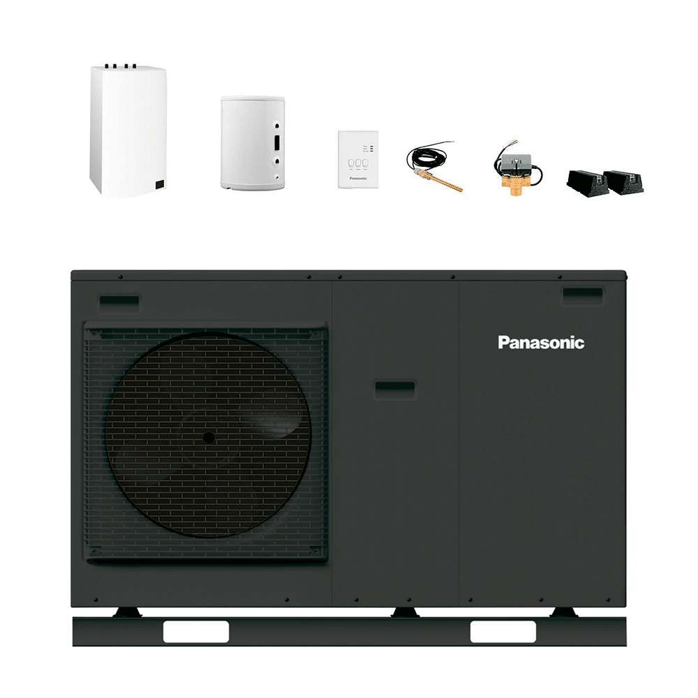 Panasonic Monoblock Black Edition Varmepumpe Pakke