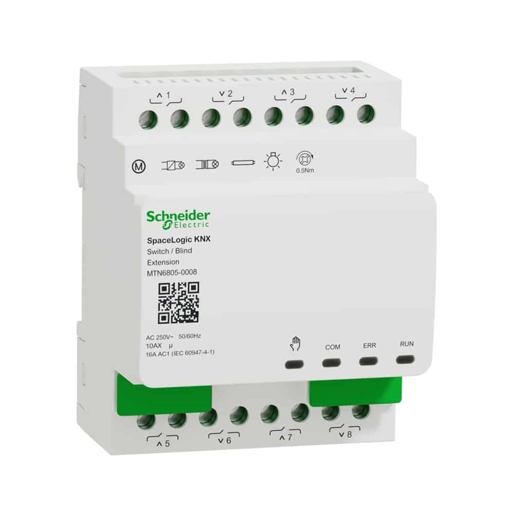 SCHNEIDER SPACELOGIC KNX 8X RELÆ/PERSIENNE EXTENSI