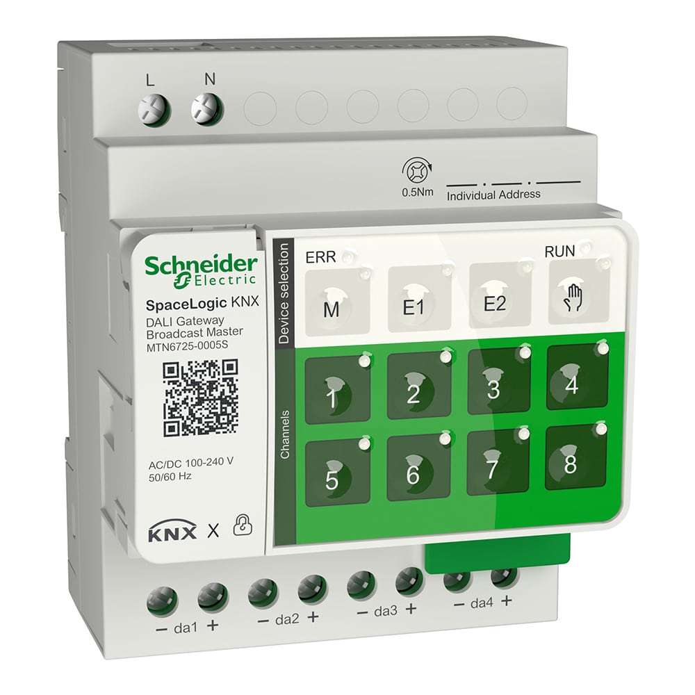 SCHNEIDER SPACELOGIC KNX DALI BROADCAST MASTER