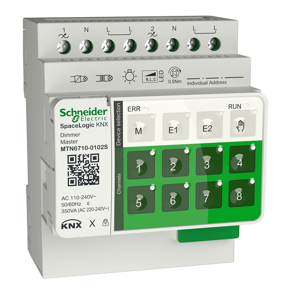 SCHNEIDER SPACELOGIC KNX, SECURE, DIMMER MASTER
