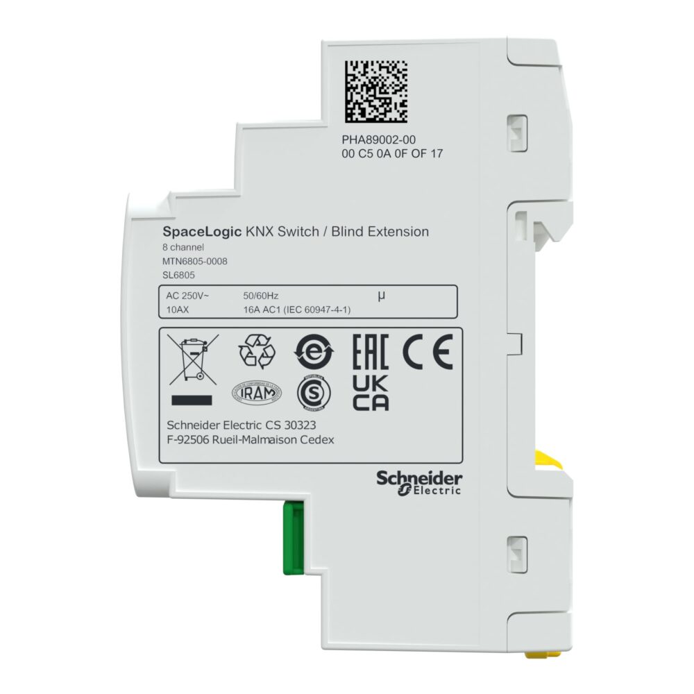 Schneider spacelogic knx 8x relæ/persienne extensi