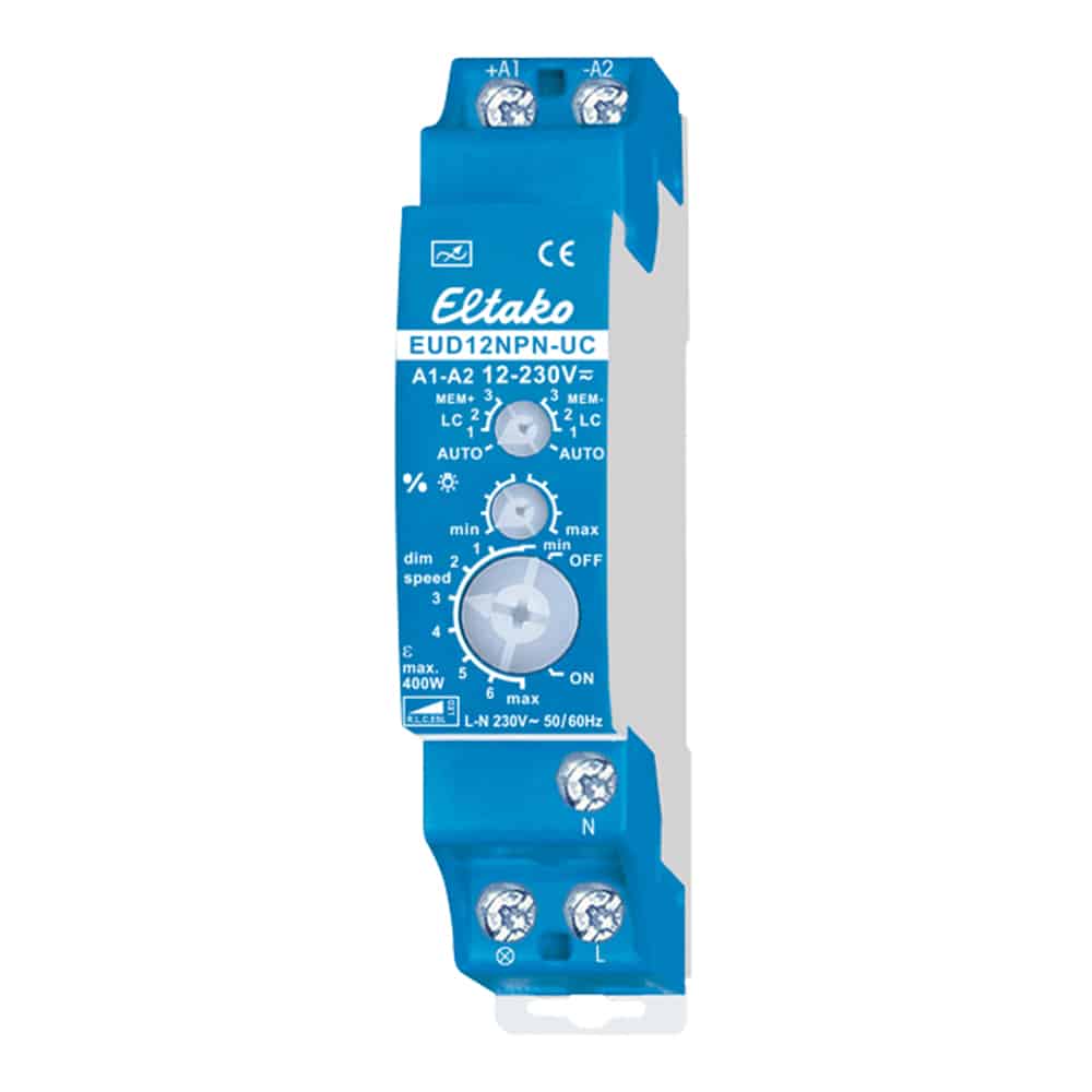 ELTAKO LYSDÆMPER LED 12-230VUC 400W, DIN-SKINNE