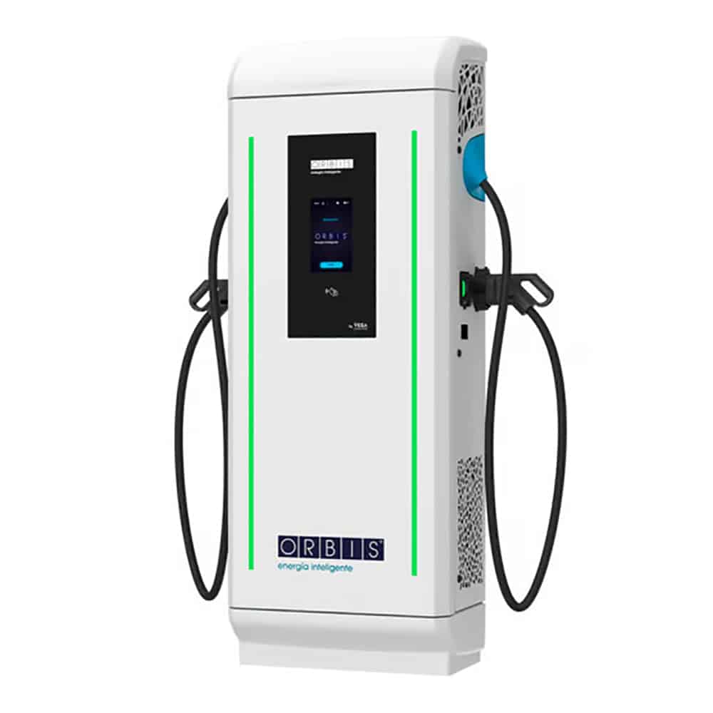 ORBIS VIARIS LANDER DC CHARGER SINGLE 3F/ 60kW 1000V 1x 4 meter kabel CCS2 / 4G+Ethernet / RFID Ready
