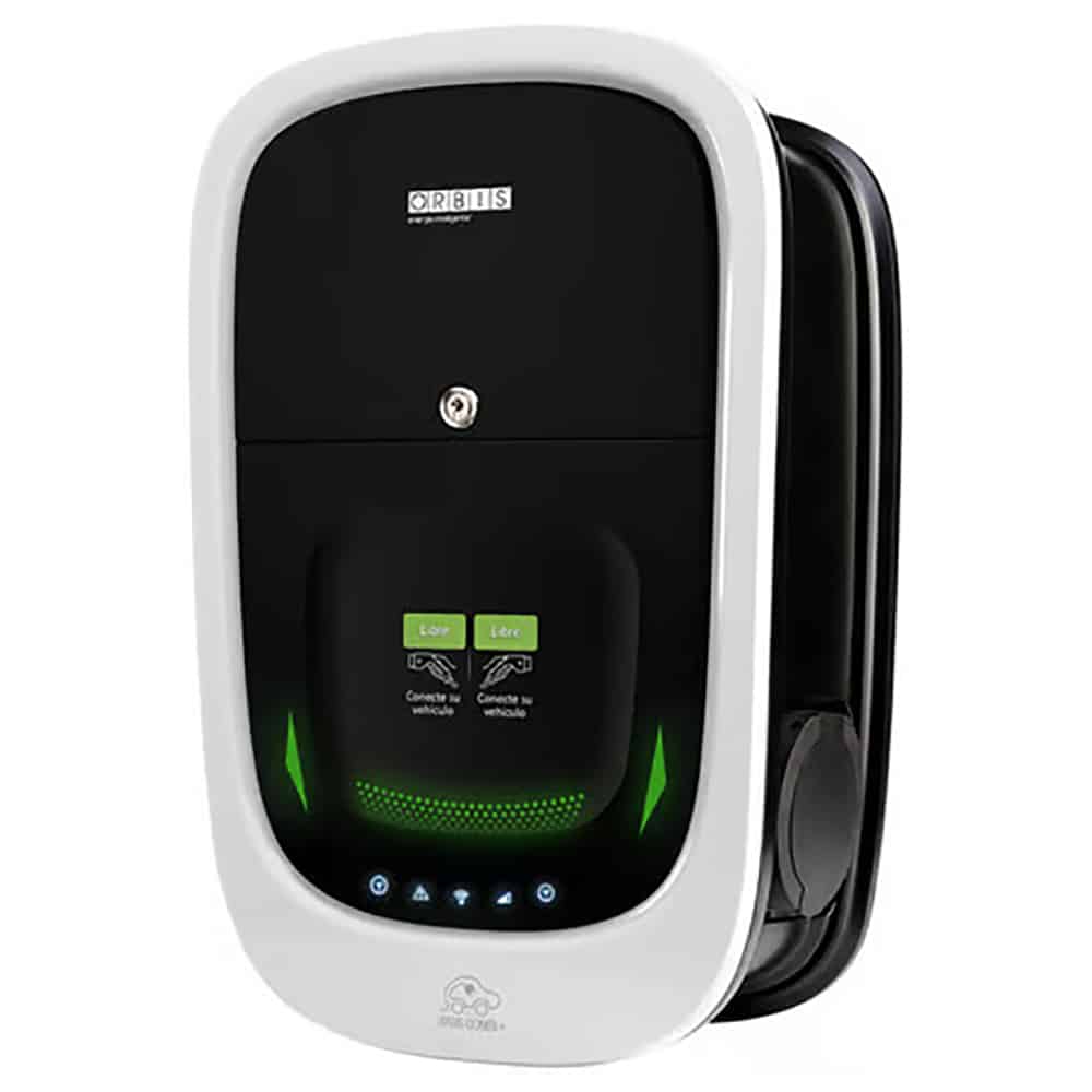 Orbis VIARIS COMBI+ 3F/2x22kW/2x32A/2x type 2 udtag /Wifi+Ethernet /TFT High resolution Display 3.5"