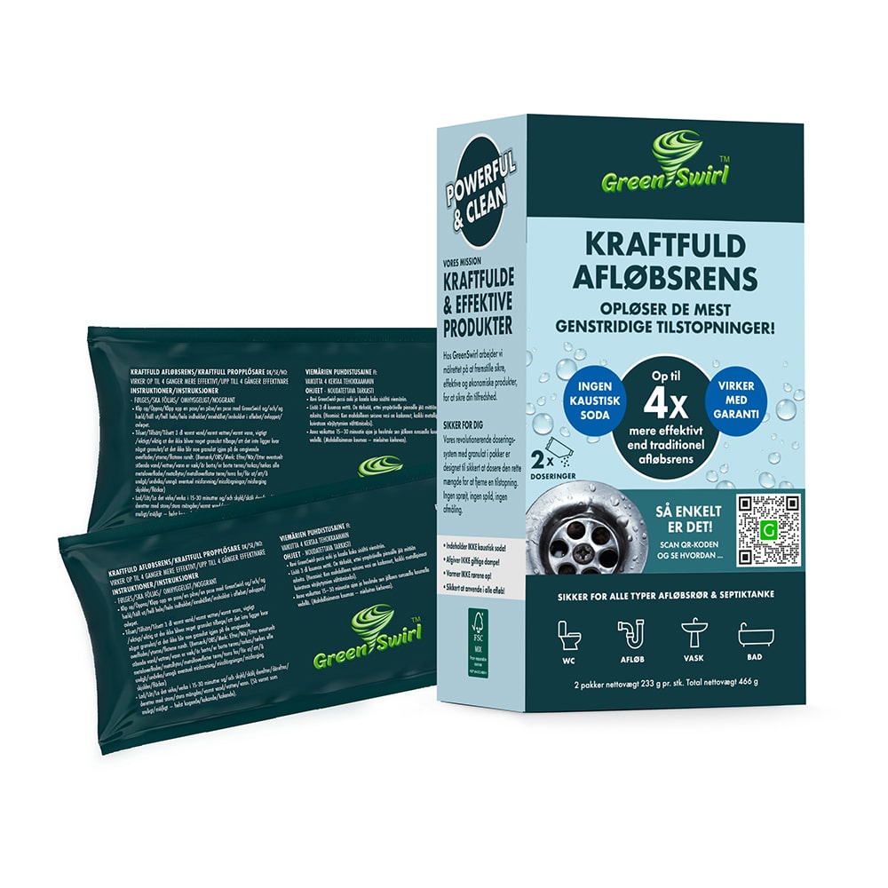 GREENSWIRL KRAFTFULD AFLØBSRENS