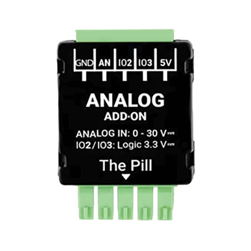 Shelly Analog 0-30 V Add-on, tilbehør til The Pill