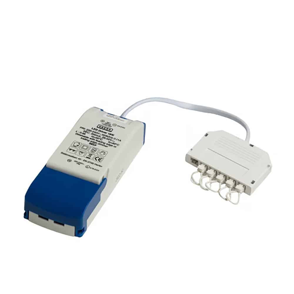 Driver 230V Dæmpbar 9-18W 350mA.