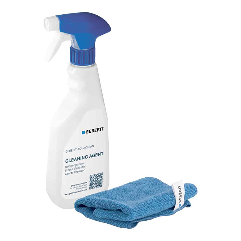 Geberit AquaClean rengøringsmiddel, med klud, 500 ml