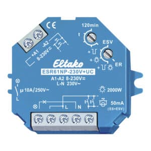 ELTAKO KIP/RELÆ ELEKTR 1S 10A 12-230VUC