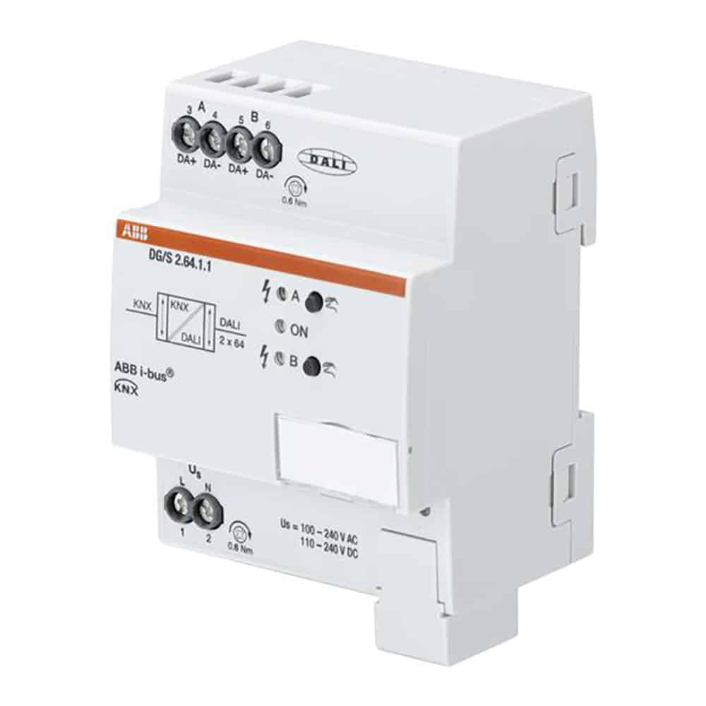 ABB KNX DALI gateway Basic 2-kanal MDRC DG/S2.64.1.1