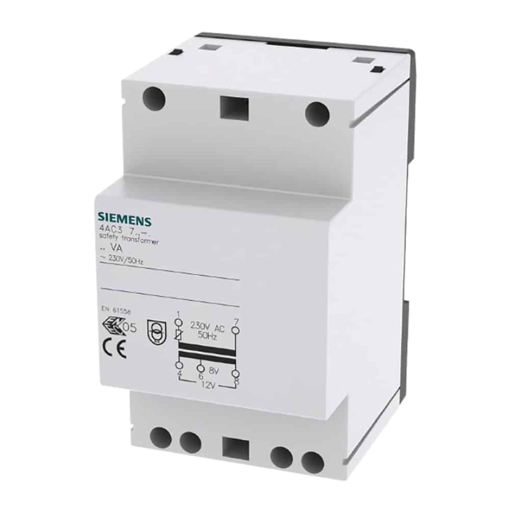 SIEMENS SIKKERHEDSTRANSFORMER, 24VA