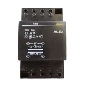 TRAFO TIL DINSKINNE MONTAGE 230V/8V