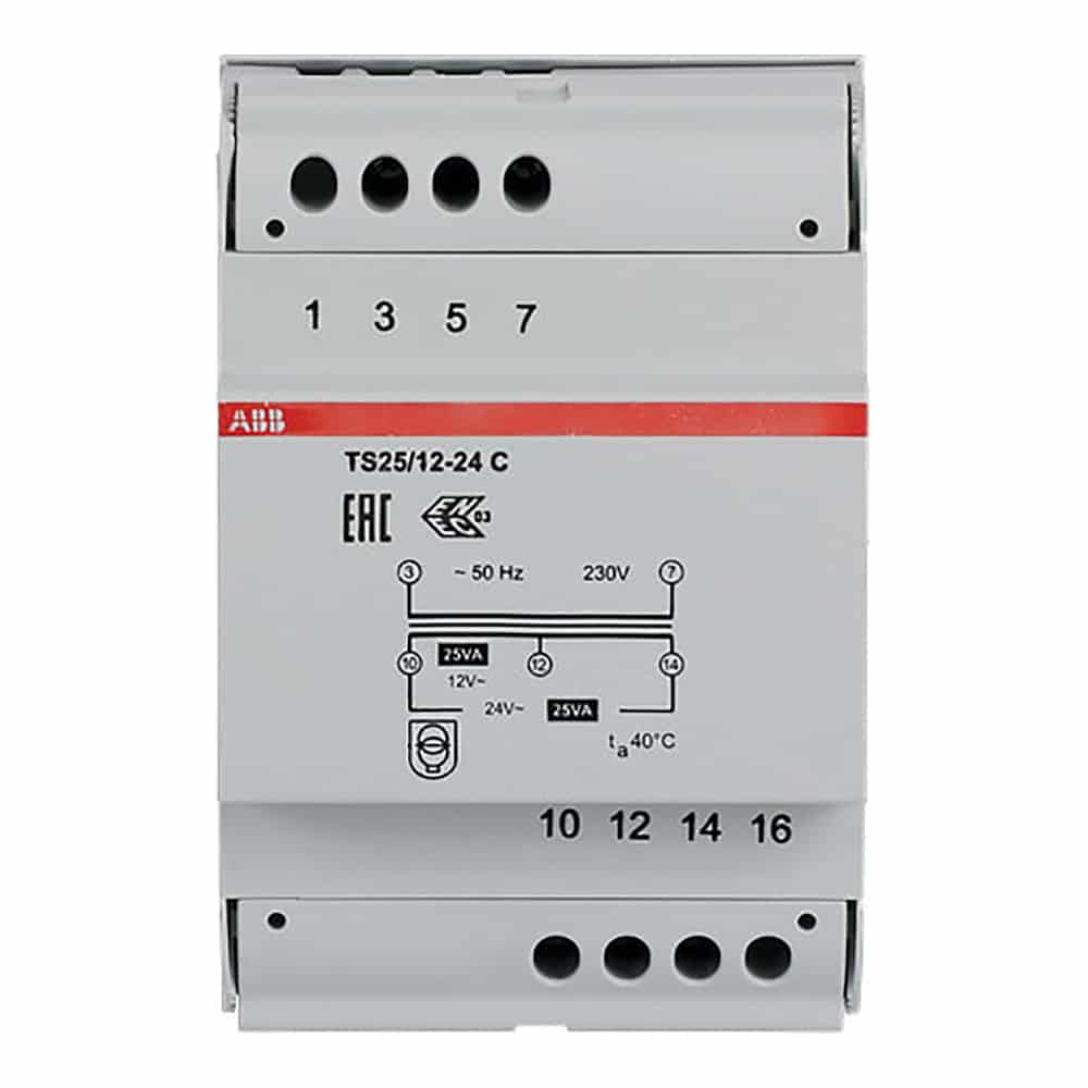 ABB TS25/12-24C VEILIGH. TRAFO 25VA