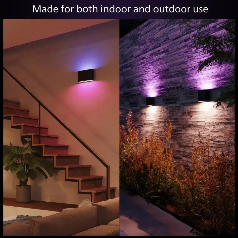 Philips hue dymera white and color ambiance wall light 10w 230v