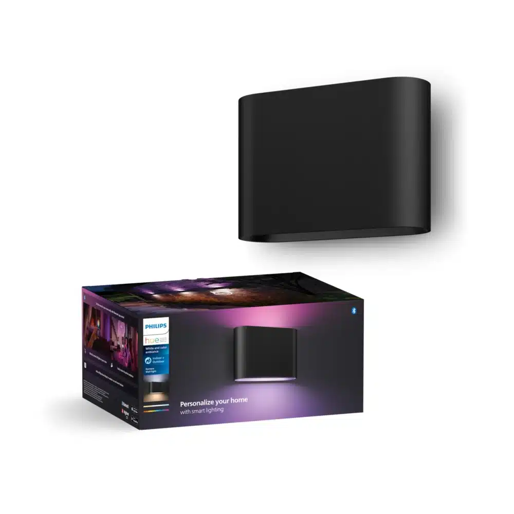 Philips hue dymera white and color ambiance wall light 10w 230v