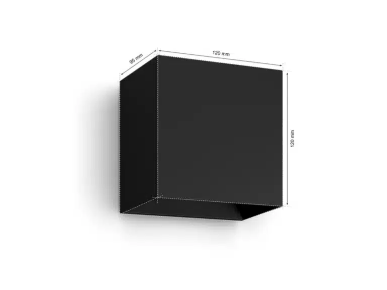 Philips hue resonate udendørs væglampe, sort Philips hue resonate udendørs væglampe, sort