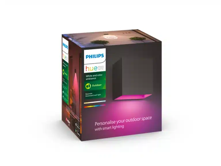 Philips hue resonate udendørs væglampe, sort Philips hue resonate udendørs væglampe, sort