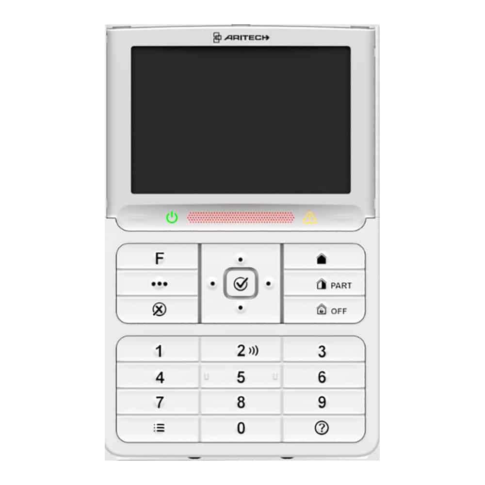 ARITECH EVERON BETJENINGSPANEL MED MIFARE, HVID