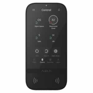 AJAX BETJ.PANEL KEYPAD G3 TOUTCHSCREEN, SORT