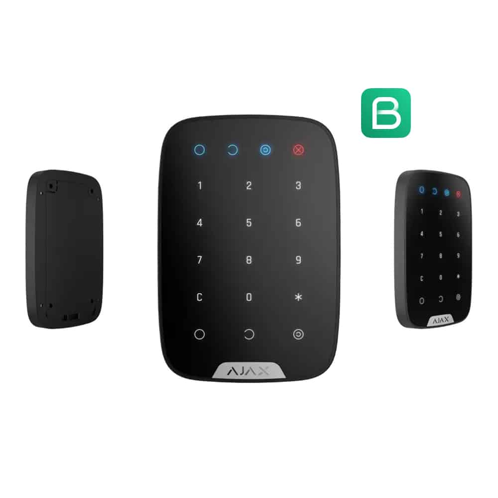 AJAX BETJENINGSPANEL, KEYPAD, SORT