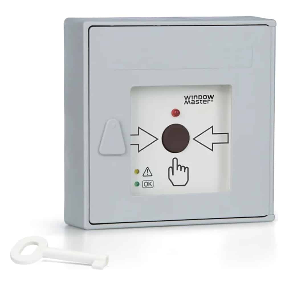 WINDOWMASTER BRANDTRYK WSK 320, GRÅ M/AKUSTISK SIGNAL