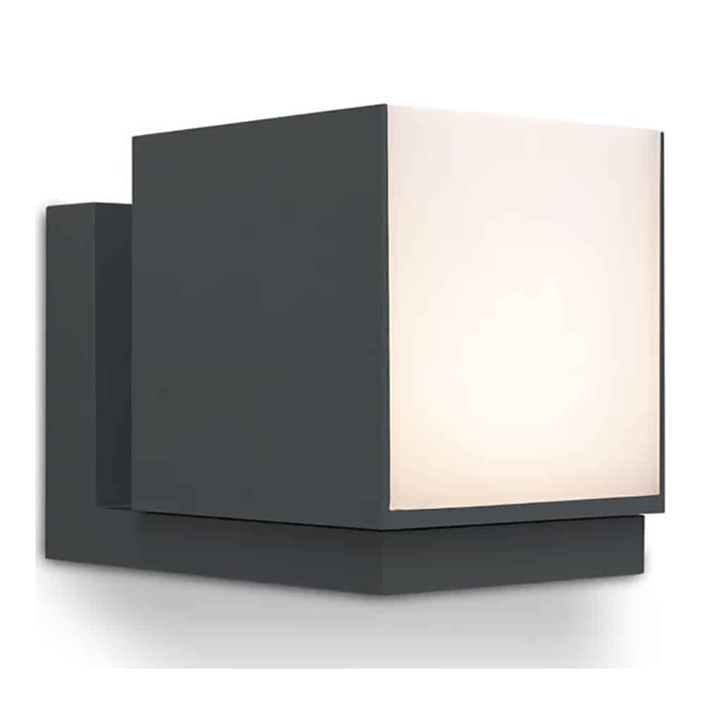 LUTEC CUBA væglampe LED 600 lumen 3000 kelvin