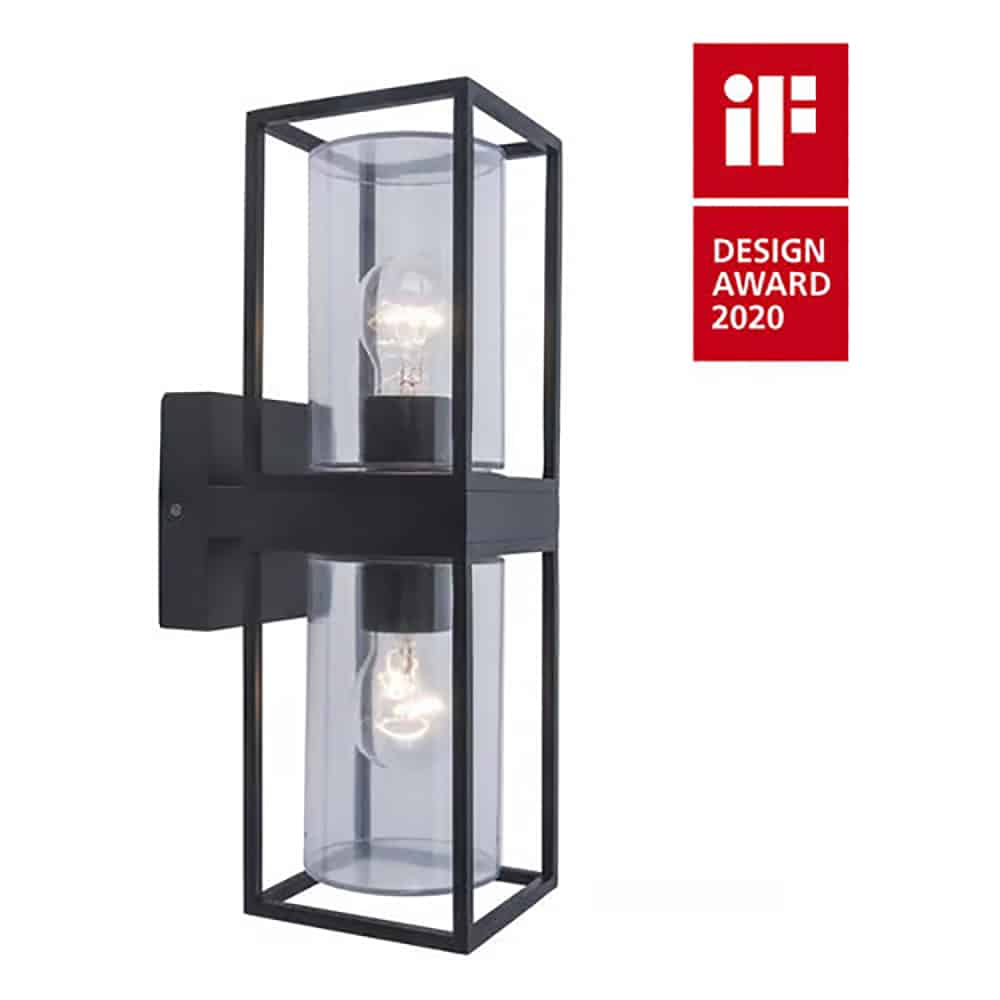 LUTEC FLAIR væglampe dobbelt 40 watt E27