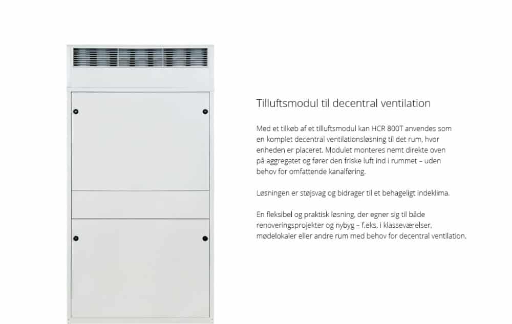 Nilan hcr 800t