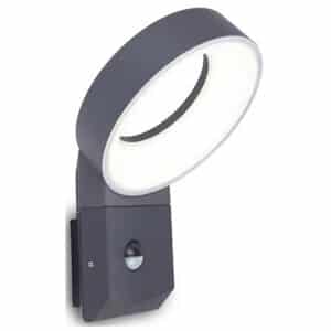 LUTEC MERIDIAN væglampe med sensor 800 lumen 3000 kelvin